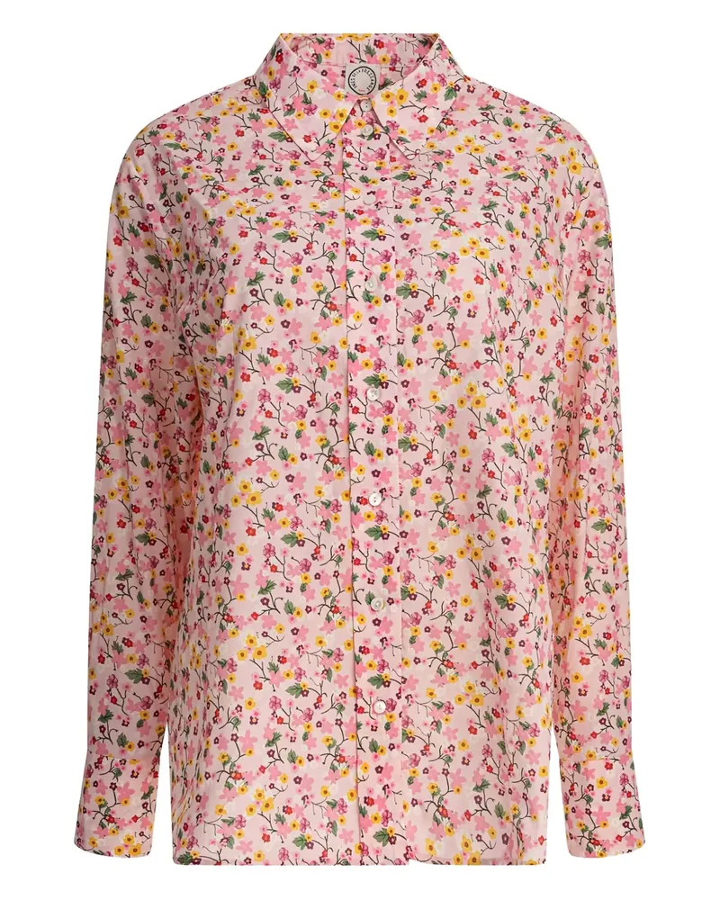 Inès de la Fressange Hemd mit Blumenmuster - Rosa Rosa