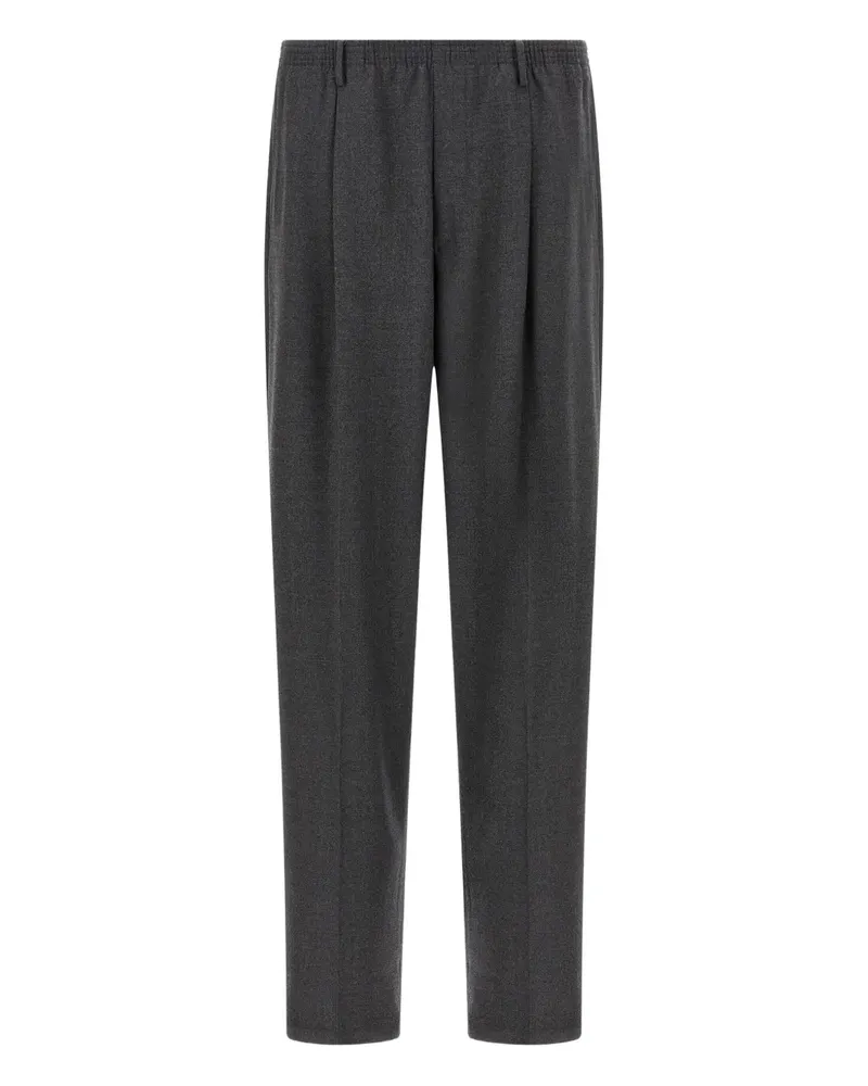 Cellar Door Bundfaltenhose mit Stretchbund - Grau Grau
