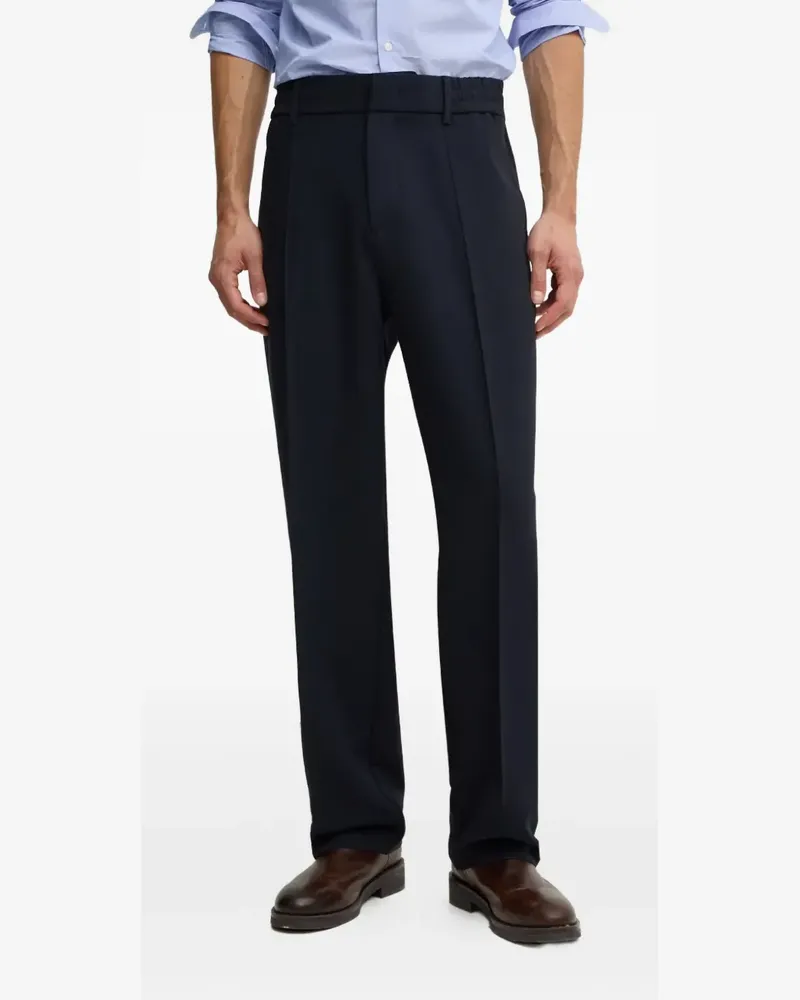 Emporio Armani Klassische Straight-Leg-Hose - Blau Blau