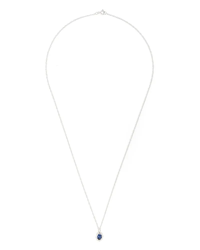 BLEUE BURNHAM Mini Bamboo Pendant Halskette - Silber Silber
