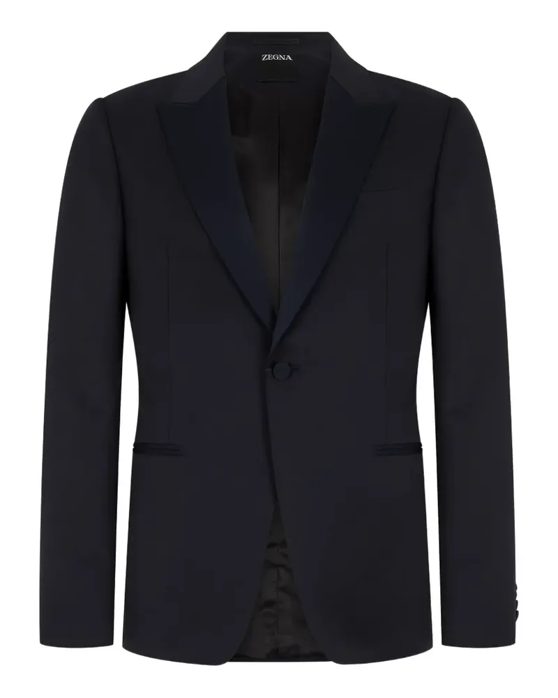 Ermenegildo Zegna single-breasted blazer - Blau Blau
