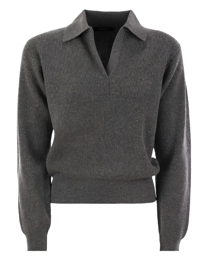 Fabiana Filippi Pullover mit V-Ausschnitt - Grau Grau