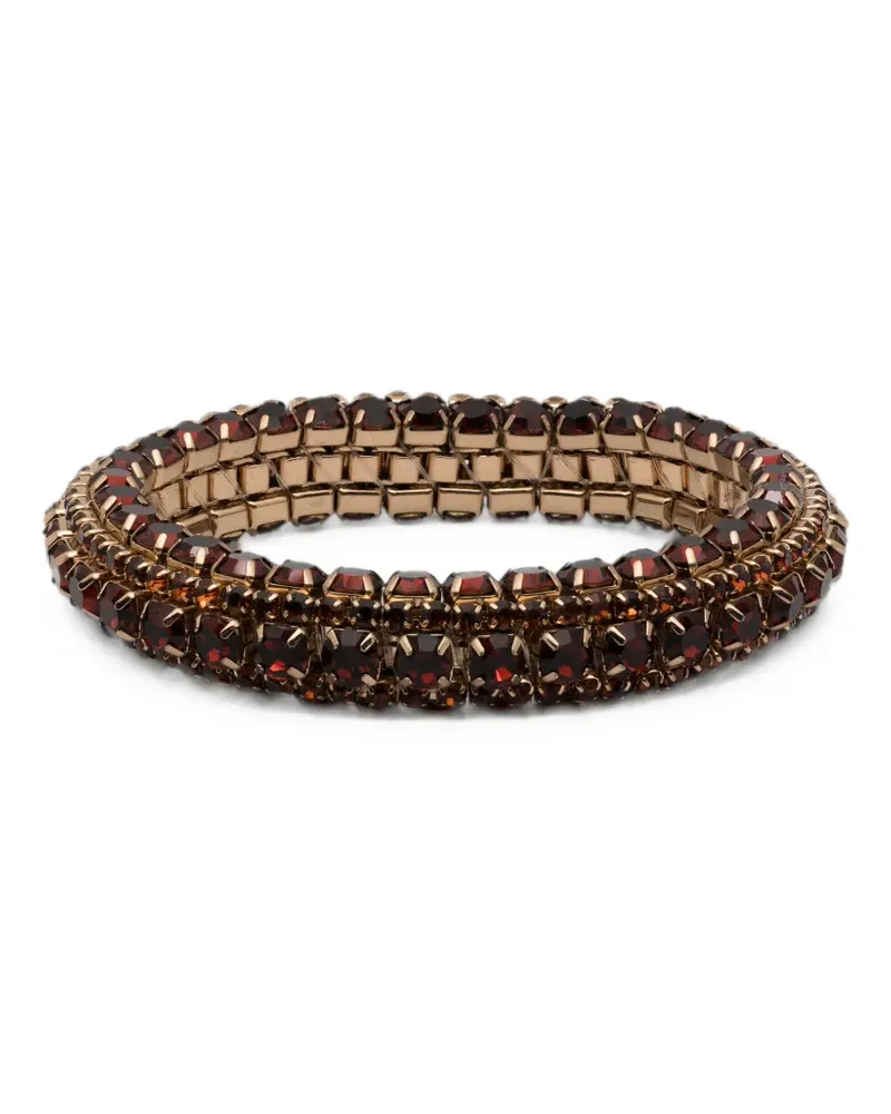Liviana Conti crystal-embellished bracelet - Gold Gold