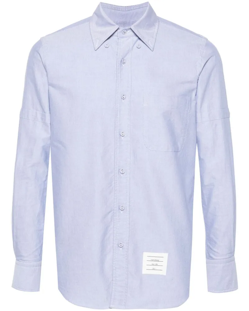 Thom Browne Hemd mit Armbindendetail - Blau Blau