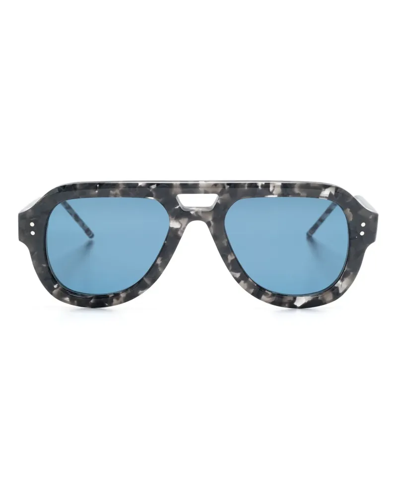 Thom Browne Getönte Pilotenbrille - Grau Grau