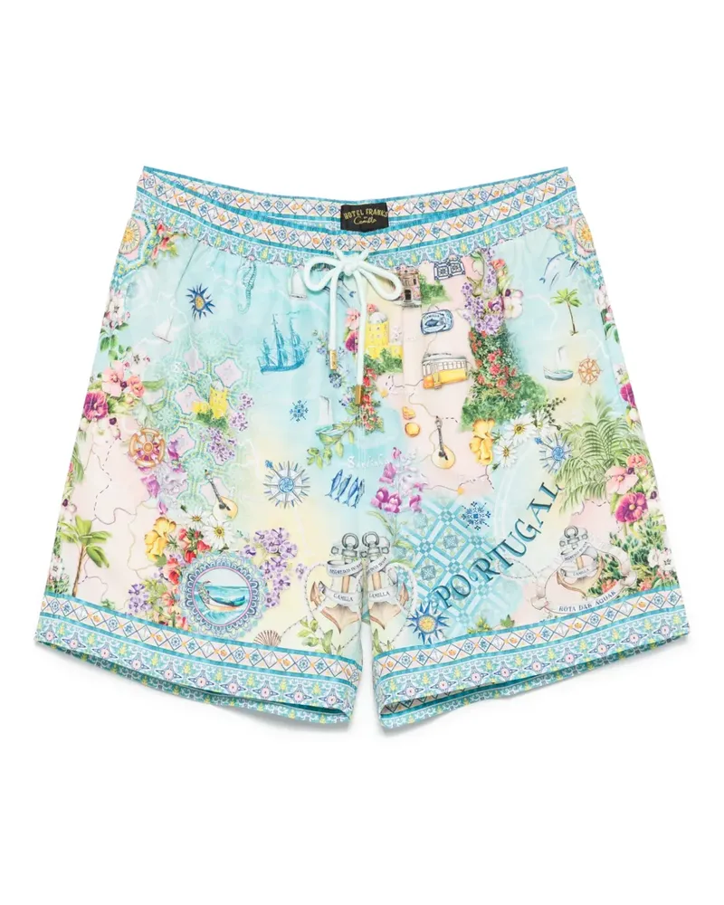 Camilla Just Coasting Badeshorts - Grün Grün