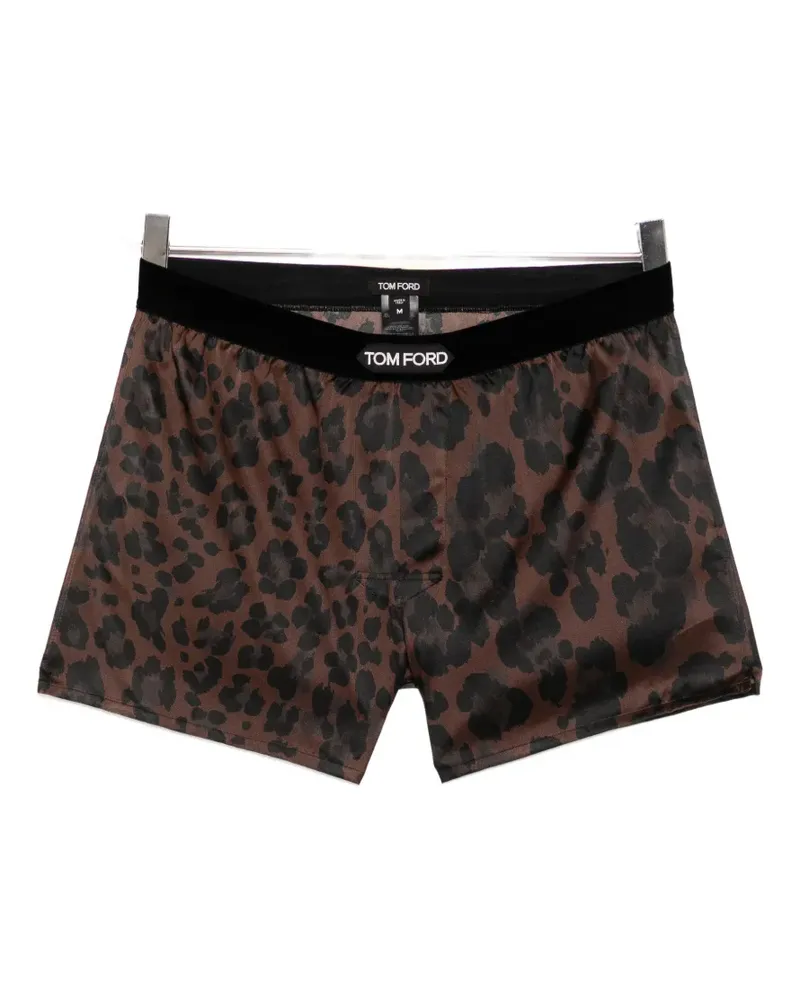 Tom Ford leopard-print boxer shorts - Braun Braun
