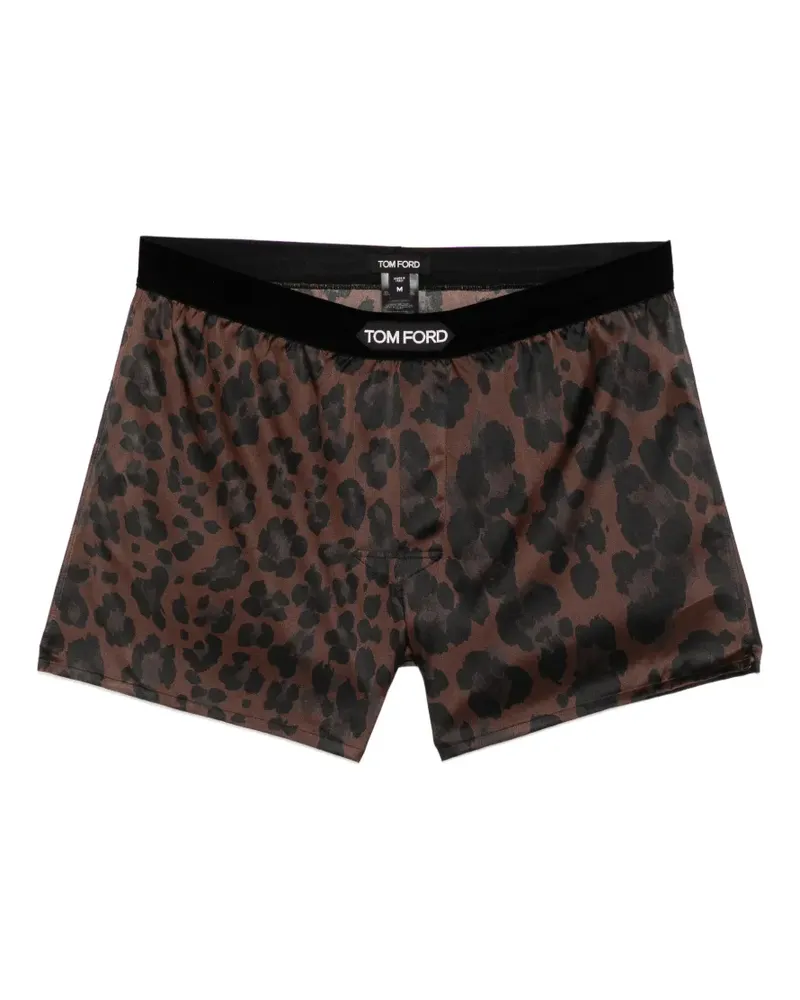 Tom Ford leopard-print boxer shorts - Braun Braun