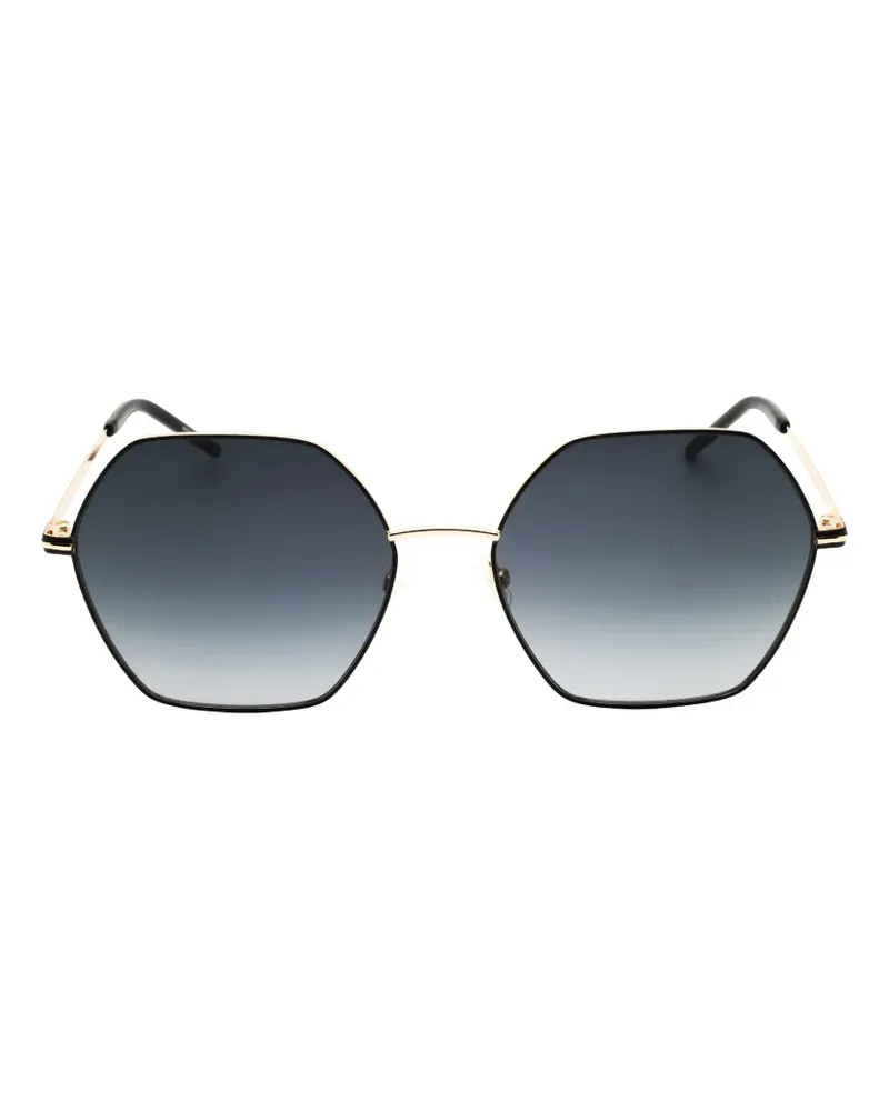 HUGO BOSS geometric-frame sunglasses - Gold Gold