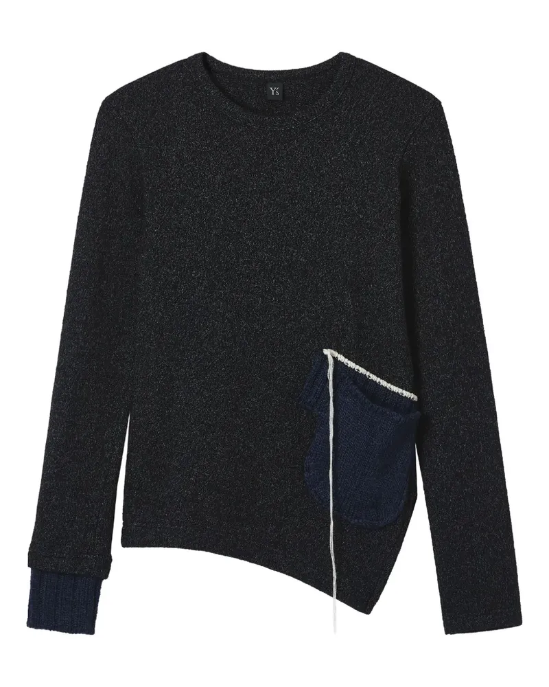 Yohji Yamamoto Asymmetrischer Pullover - Grau Grau