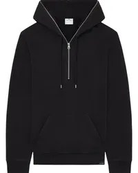 Courrèges Hoodie aus Fleece Schwarz