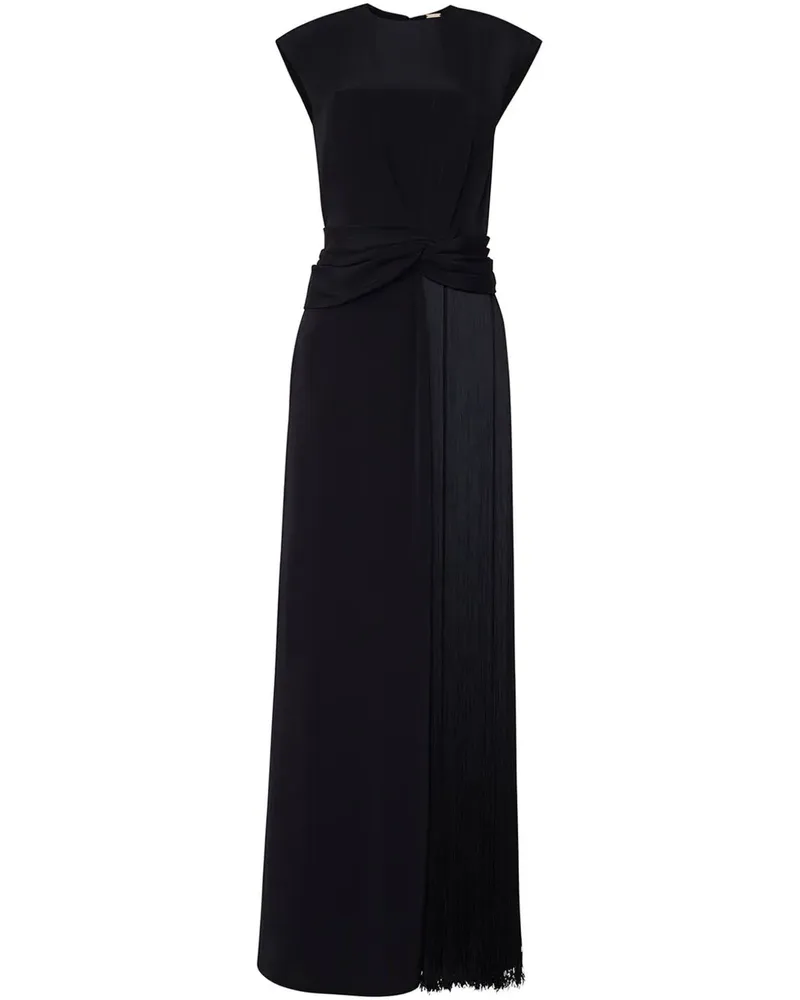 Adam Lippes Pasha Maxikleid - Schwarz Schwarz