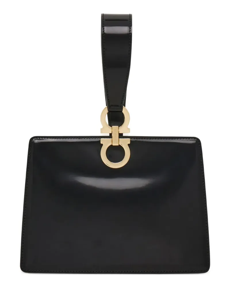 Ferragamo Handtasche mit geometrischem Muster - Schwarz Schwarz