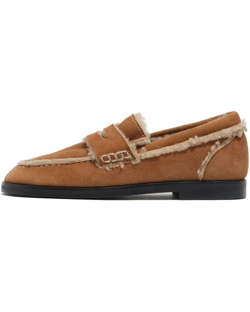 BIMBA Y LOLA Loafer mit Riemen - Braun Braun