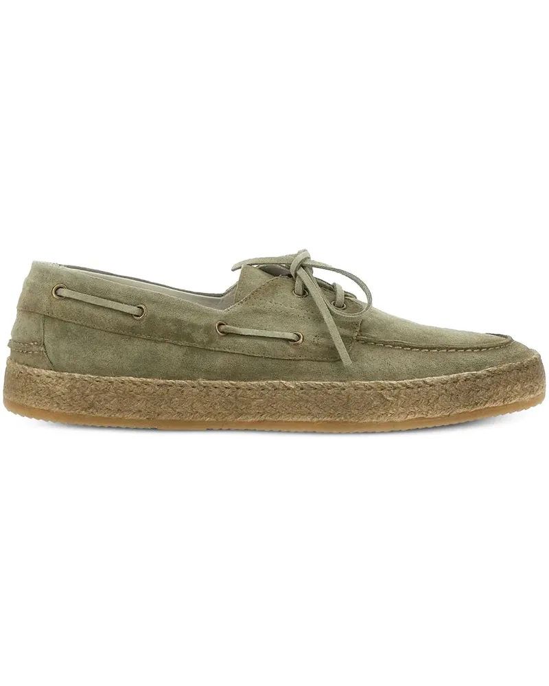Corvari 1933 Loafer aus Wildleder - Grün Grün