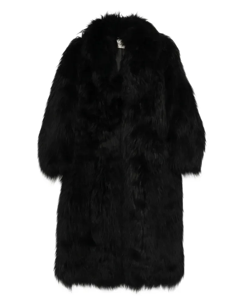 Blumarine fur coat - Schwarz Schwarz