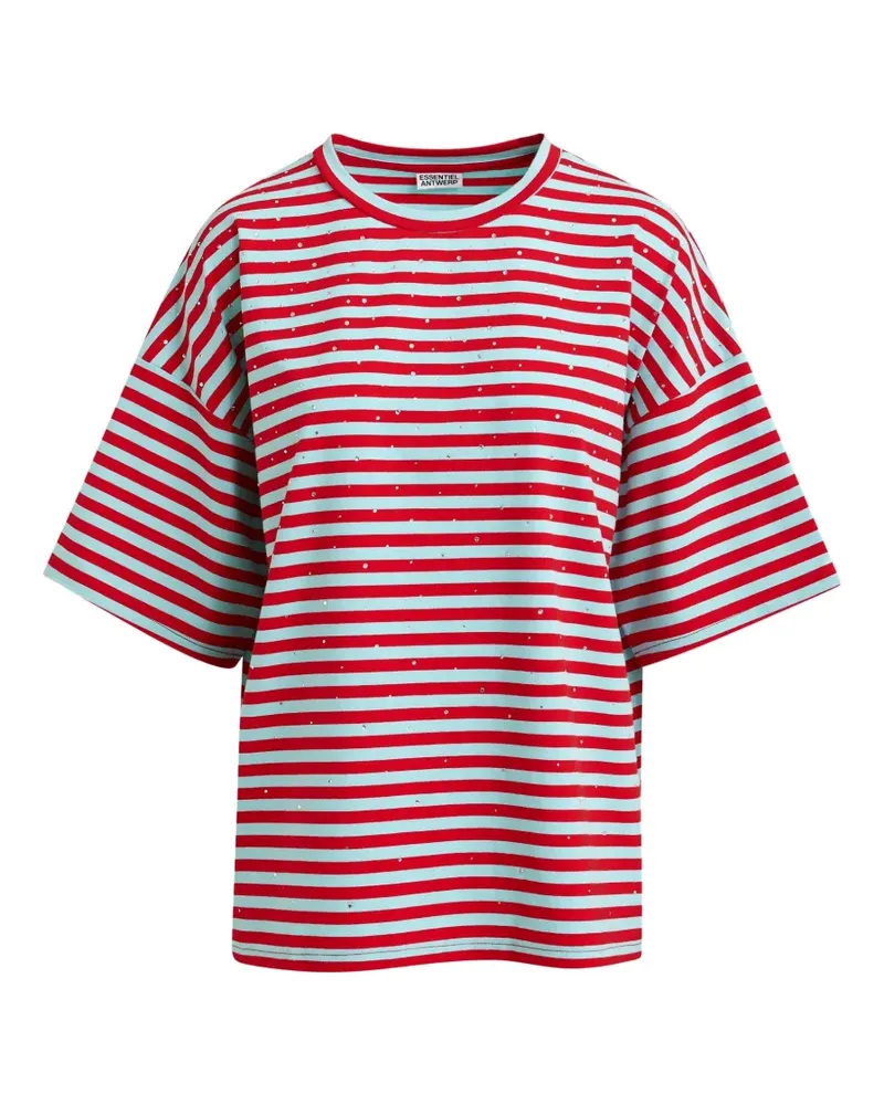 Essentiel Joste striped T-shirt - Rot Rot