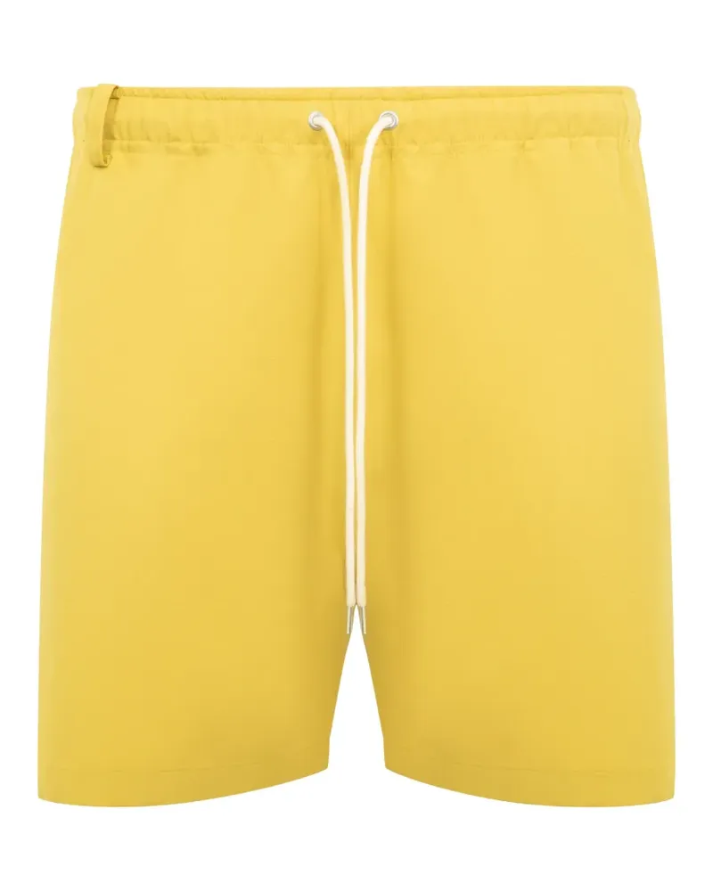 AURALEE elastic-waist deck shorts - Gelb Gelb