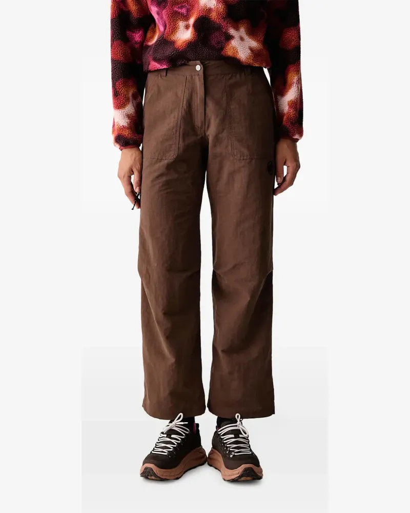 Mammut Workhorse logo-patch cargo pants - Braun Braun