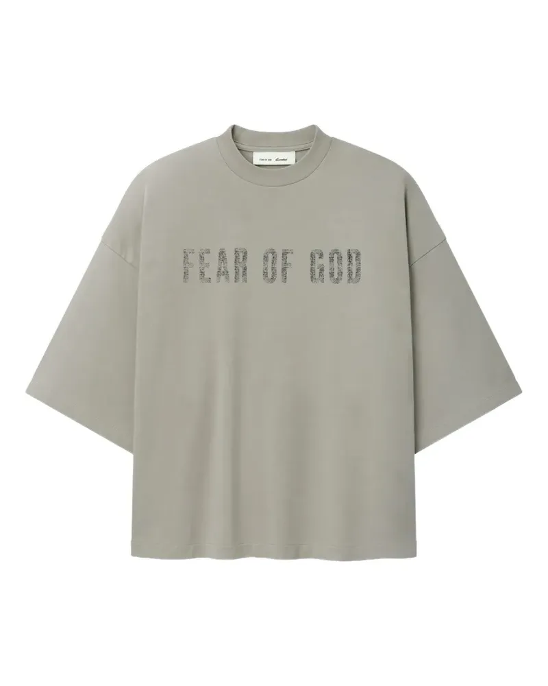 Fear of God Merch T-Shirt mit Logo-Print - Grau Grau