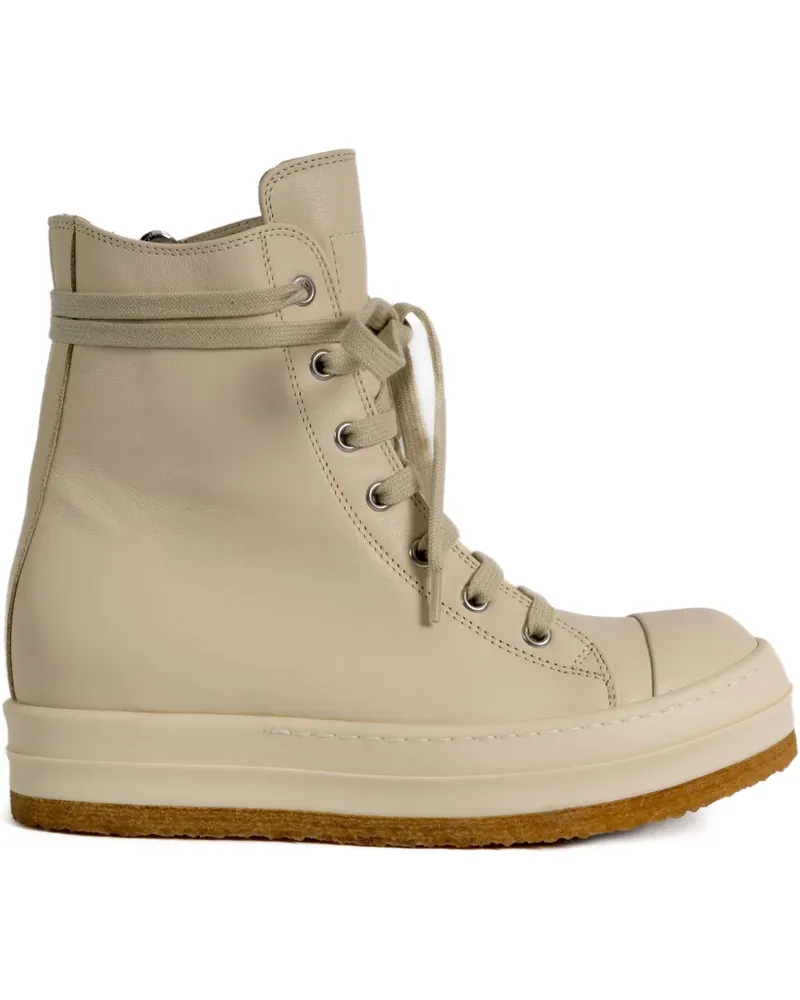 Rick Owens Sneakers mit Reißverschluss - Nude Nude