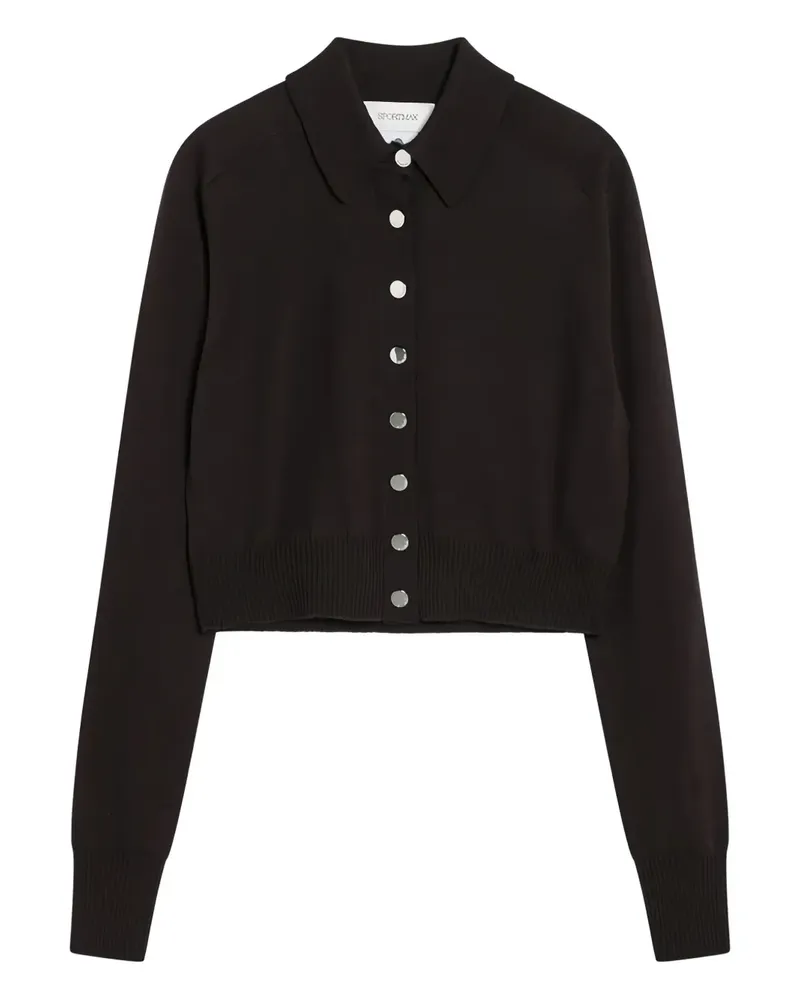 SPORTMAX Cardigan mit Knopfverschluss - 006 BROWN 006