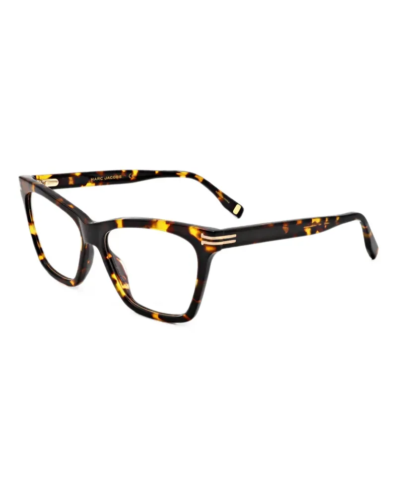 Marc Jacobs Eckige Brille in Schildpattoptik - Braun Braun