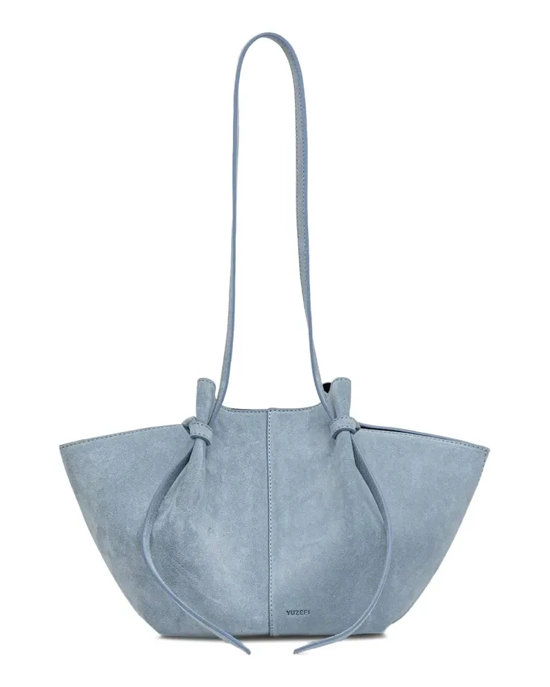 YUZEFI MOCHI suede shoulder bag - Blau Blau