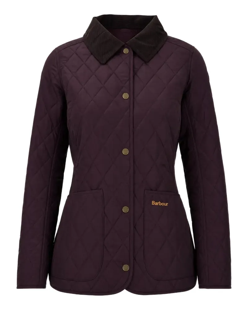 Barbour Annandale quilted corduroy-collar coat - Violett Violett