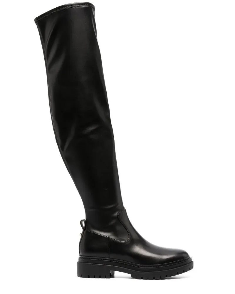 Michael Kors Kniehohe Stiefel - Schwarz Schwarz