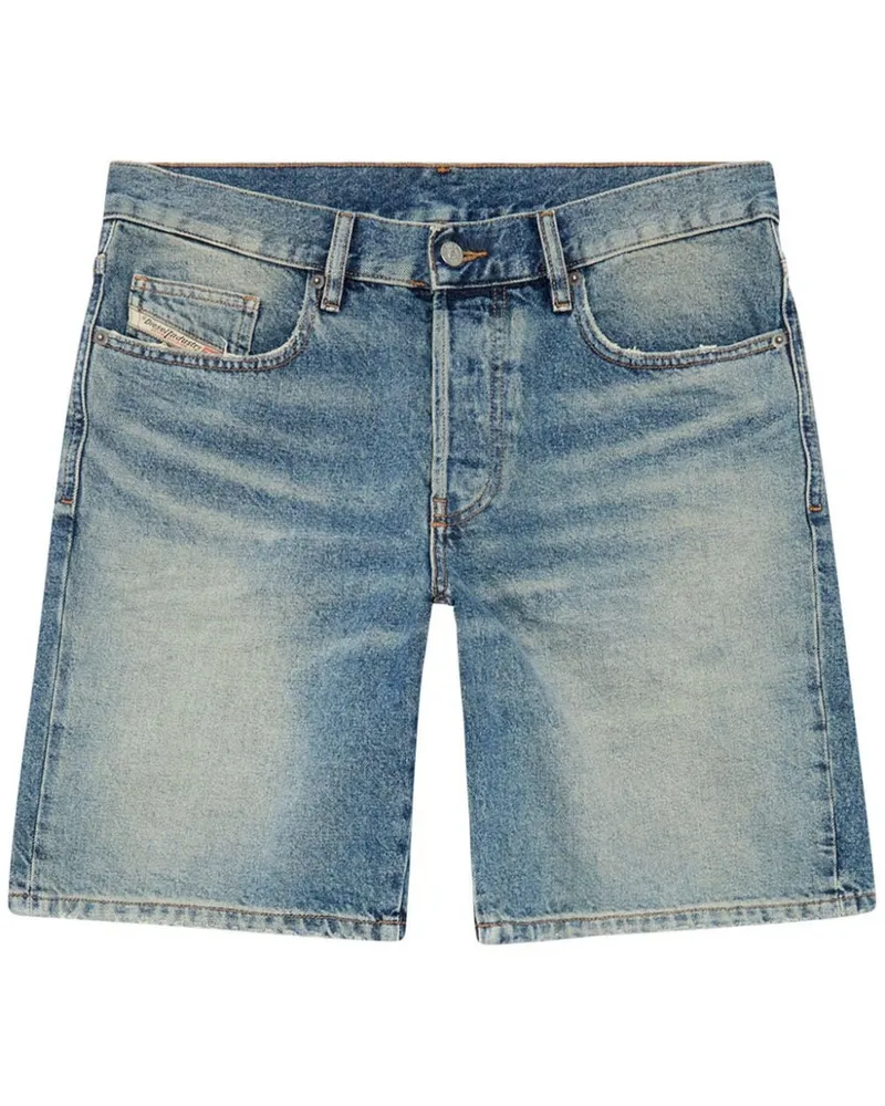 Diesel Jeans-Shorts mit geradem Bein - Blau Blau