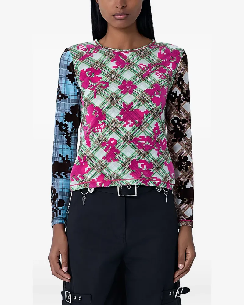 CHOPOVA LOWENA pixel-bunny T-shirt - Grün Grün