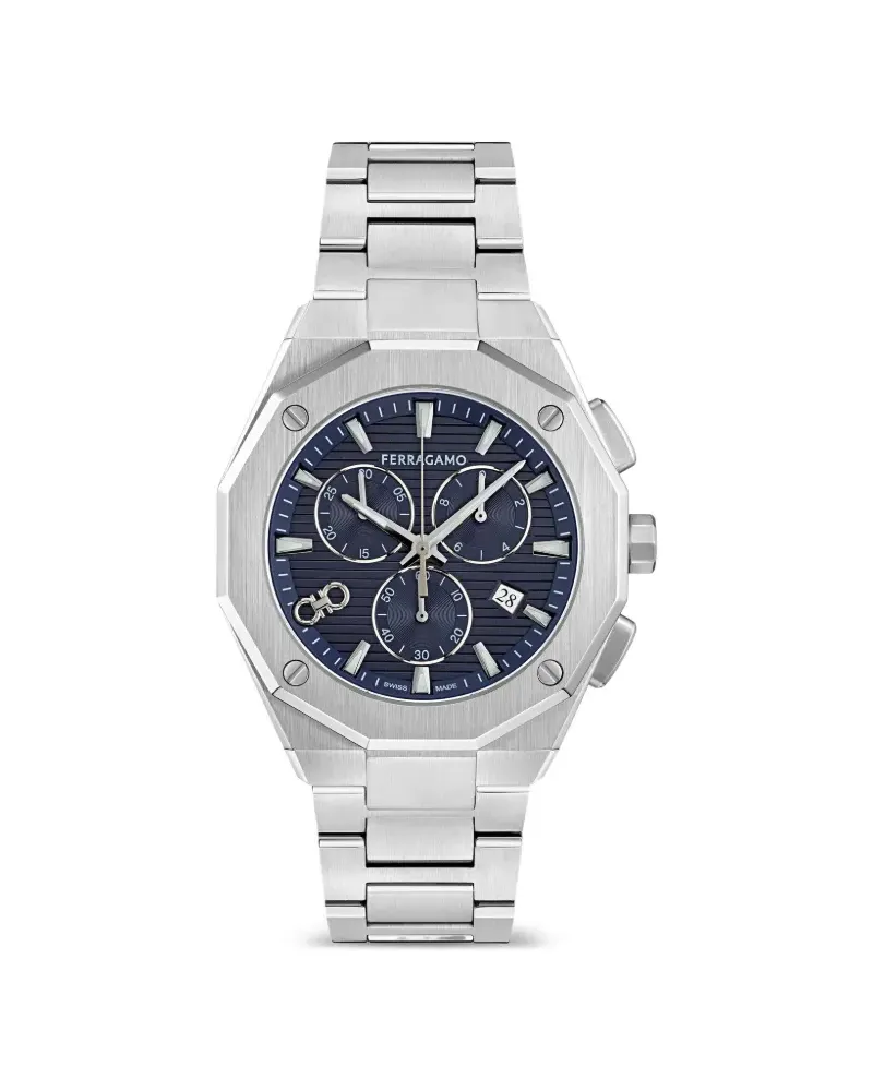 Ferragamo Versilia 42mm - Silber Silber