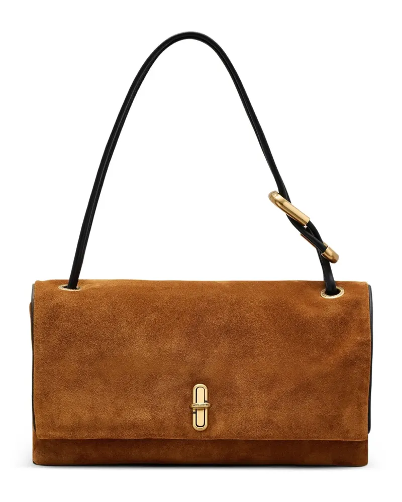 Marc Jacobs Mittelgroße Schultertasche aus Wildleder - Braun Braun
