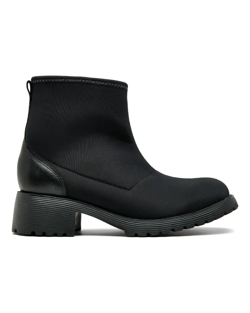Sarah Chofakian Estúdio Trieste zip leather boots - Schwarz Schwarz