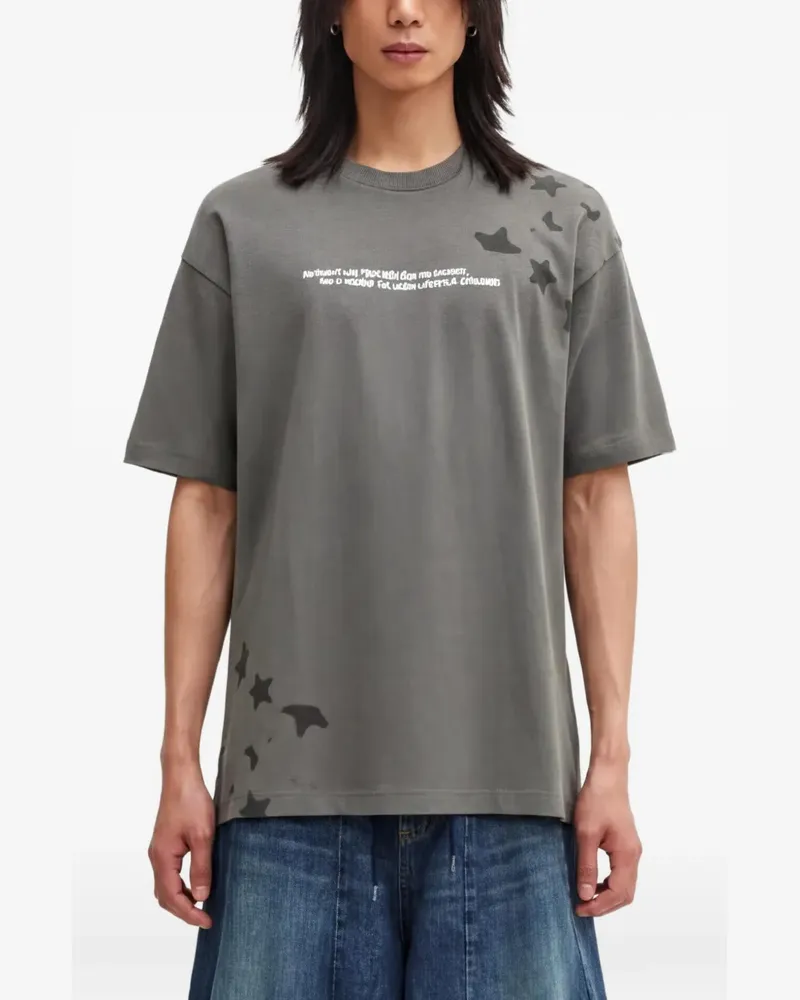 BAPE T-Shirt mit grafischem Print - Grün Grün
