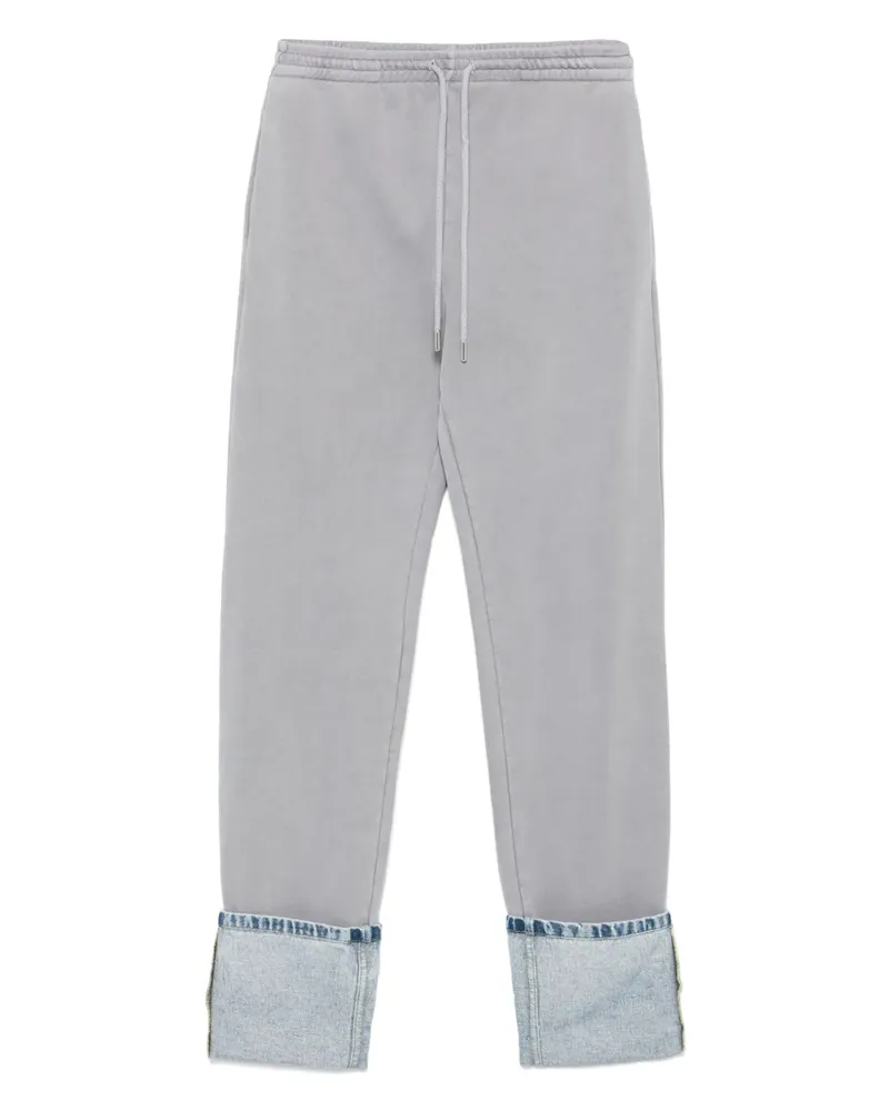 Moschino Hose mit Jeansbesatz - Grau Grau