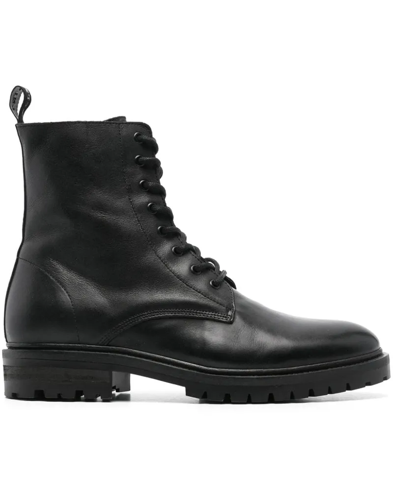 AllSaints Tobias Schnürstiefel Schwarz