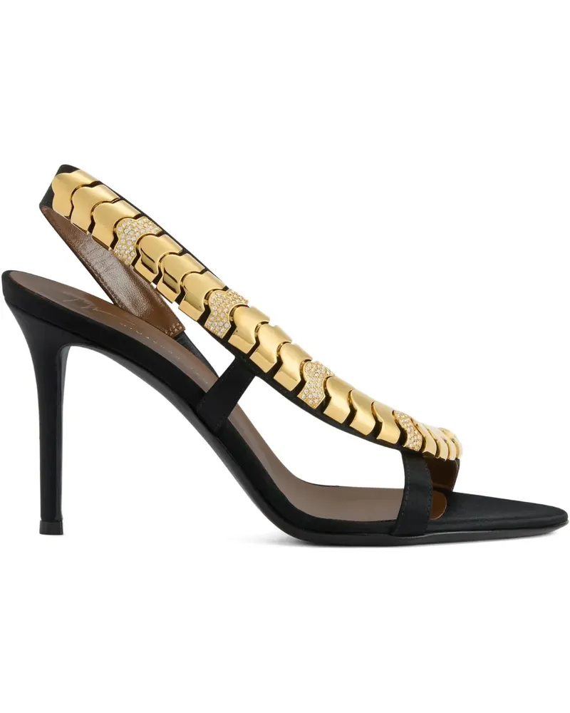 Giuseppe Zanotti 90mm Gz Dafne rhinestones-embellished sandals - Schwarz Schwarz
