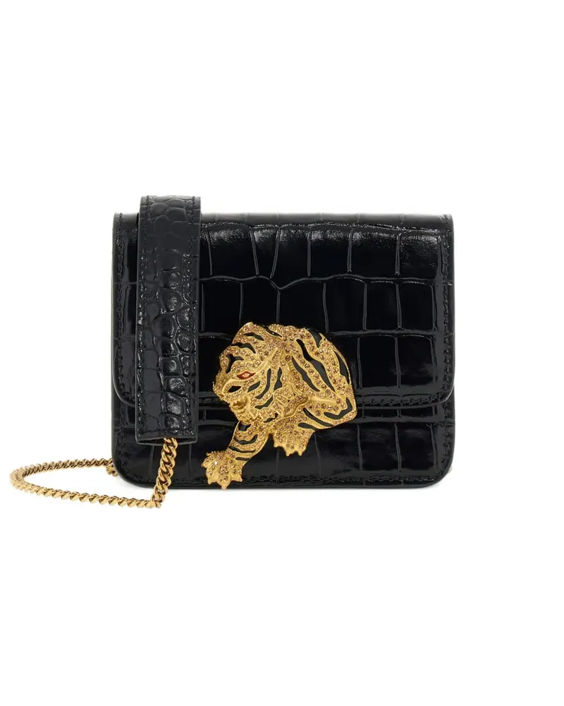 Roberto Cavalli Mini Roar Umhängetasche - Schwarz Schwarz