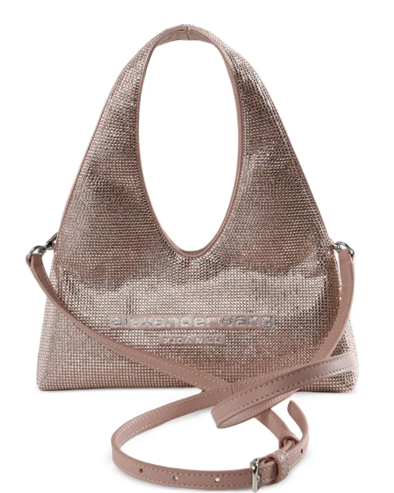 Alexander Wang Schultertasche mit Kristallen - Rosa Rosa