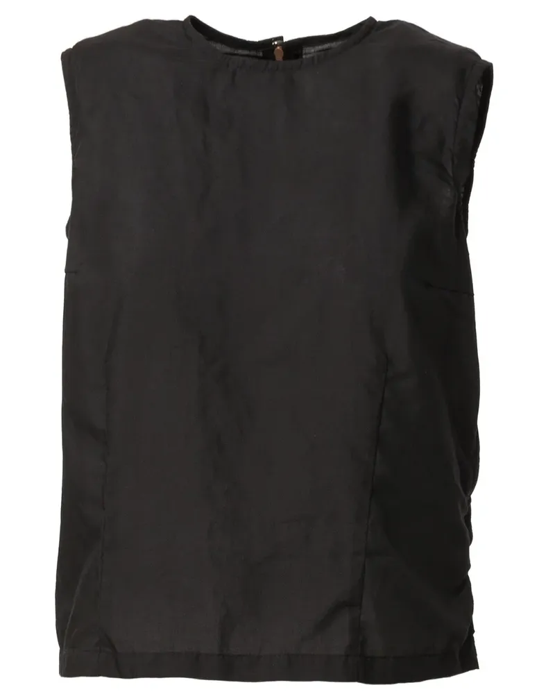Comme des Garçons Tanktop mit rundem Kragen - Schwarz Schwarz