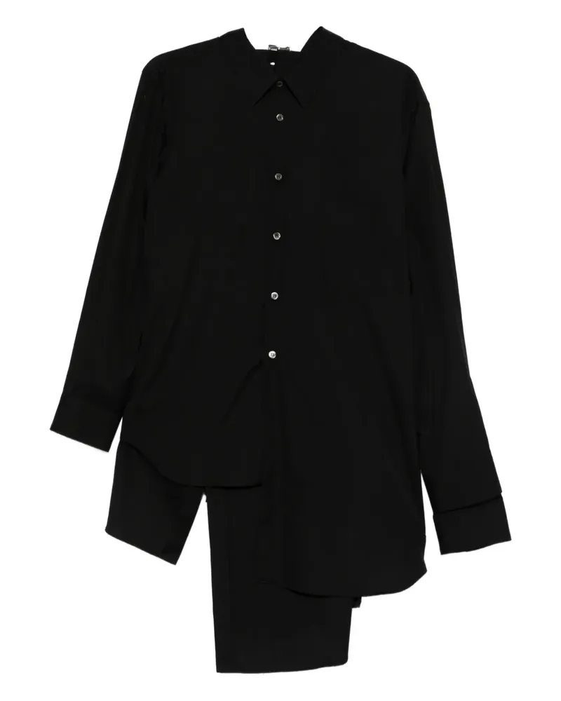 Comme des Garçons Tanktop mit rundem Kragen - Schwarz Schwarz