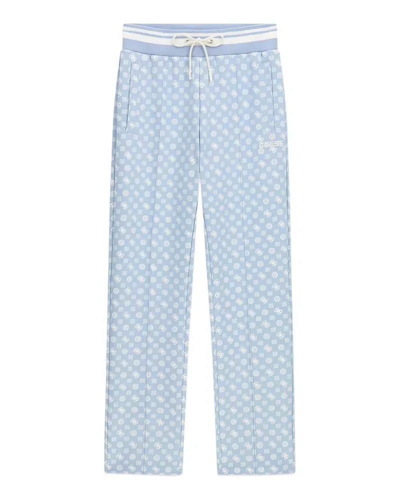 Guess Jogginghose mit Logo-Print - Blau Blau