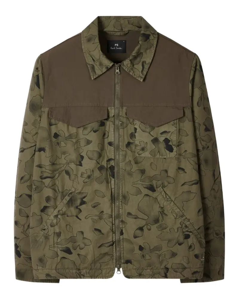 Paul Smith Jacke mit Blumen-Print - Grün Grün