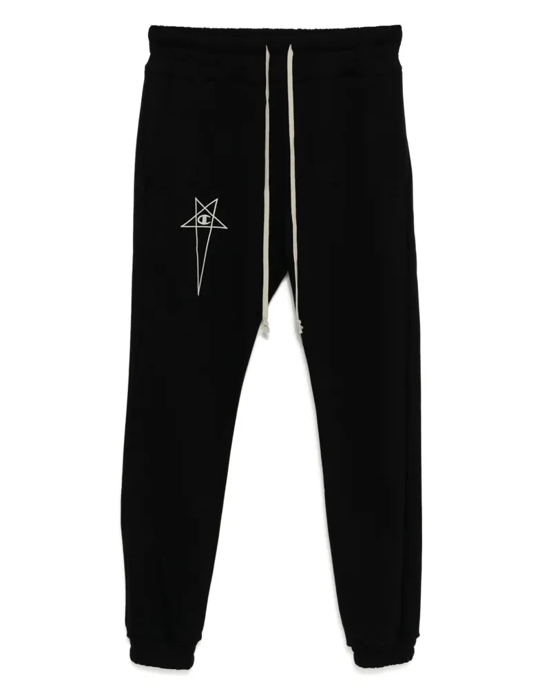 Rick Owens Jogginghose aus Baumwolle - Schwarz Schwarz