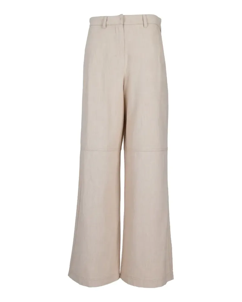 Max Mara Hose mit aufgesetzten Taschen - Nude Nude