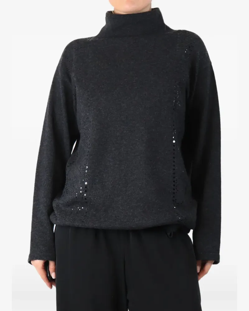 Akris sequin-embellished sweater - Grau Grau