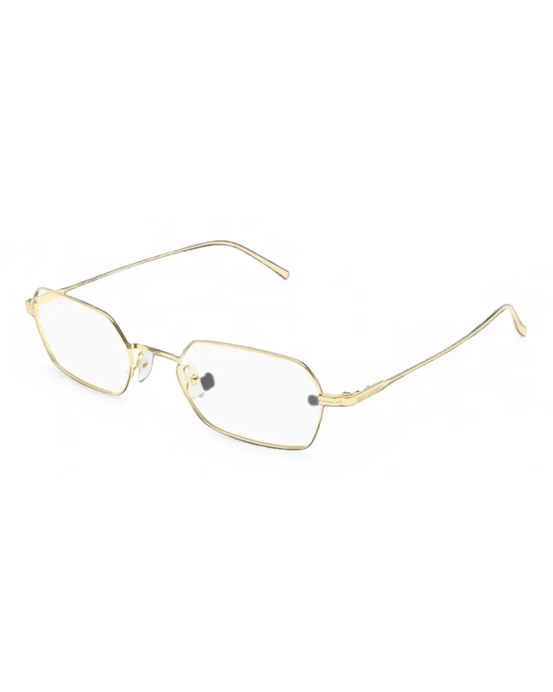 Saint Laurent Brille mit geometrischem Gestell - Gold Gold