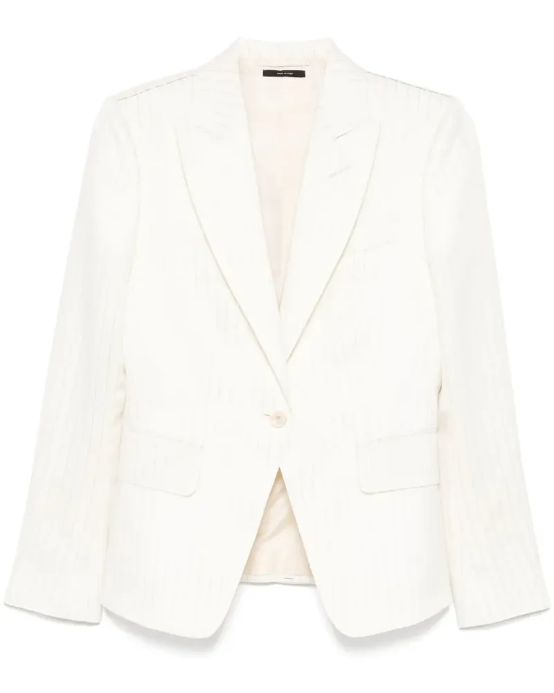 Tom Ford Sakko mit Nadelstreifen - Nude Nude